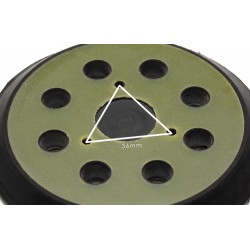 8+3 Sander Backing Pad / 5" 125mm